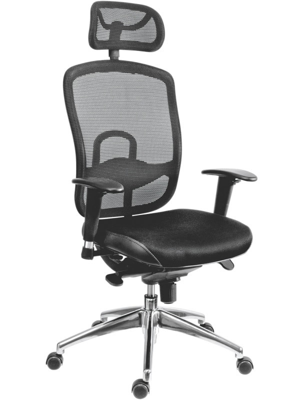 OKLAHOMA classic szürke/mesh szürke* fejtámla 3D* - Image 2