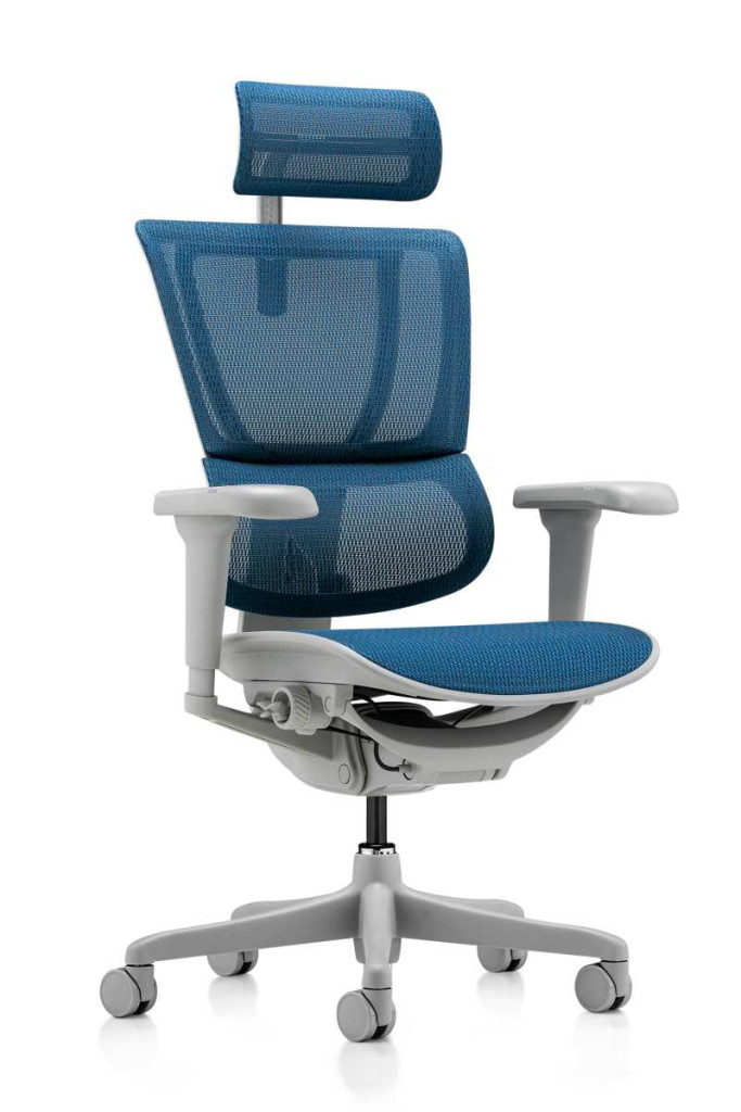 MIRUS ultra II háló kék*/váz szürke* lábkereszt alumínium*