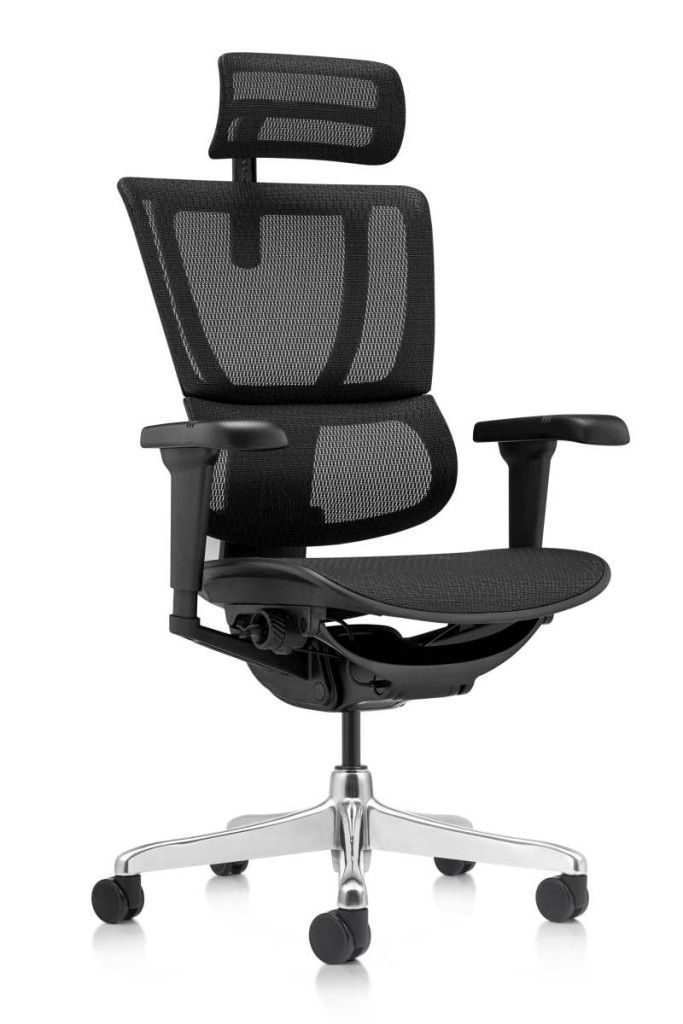 MIRUS ultra II háló fekete*/váz szürke* lábkereszt alumínium*