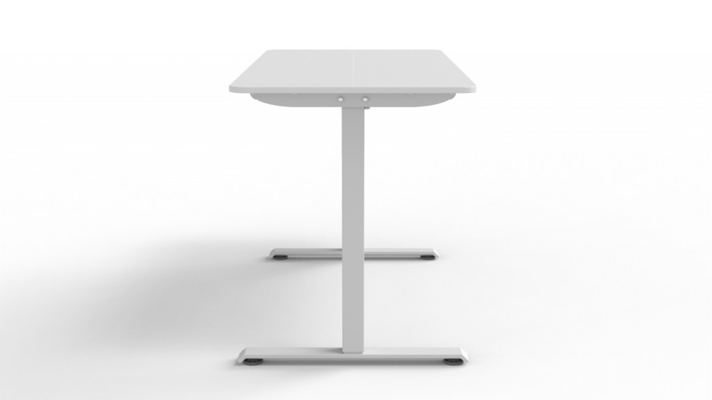 KENTO asztal elektromos fehér, asztallap fehér 15mm, 1400x700 - Image 3